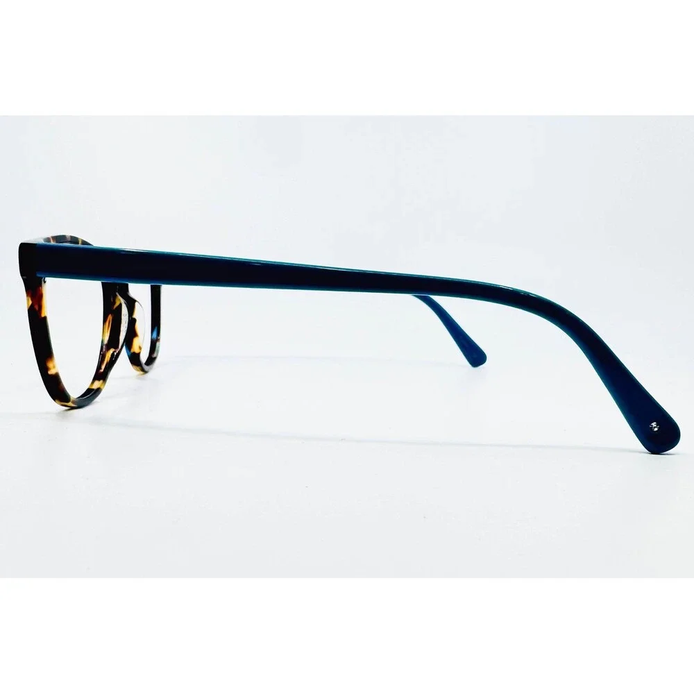 Jill Stuart Eyeglasses Womens Tortoise Blue JS 394-3 Full Rim 53-15-140